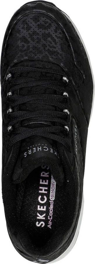 Skechers Uno 2 In-Kat-Neato Dames Sneakers Zwart