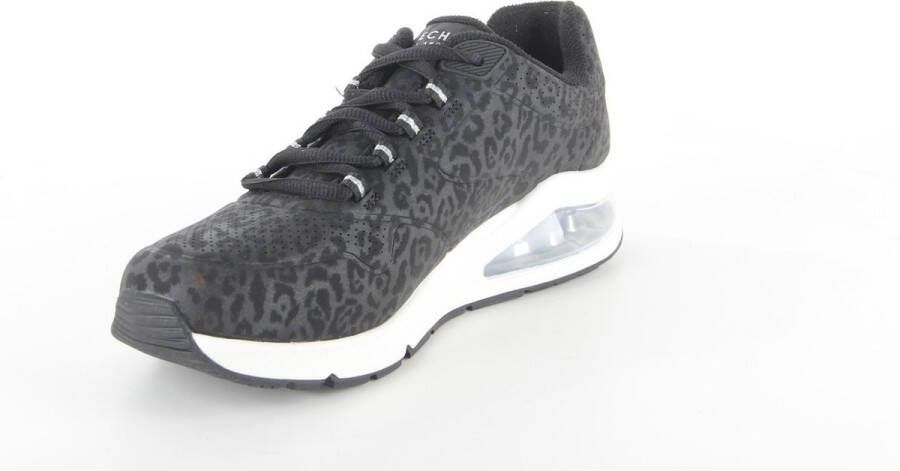 Skechers Uno 2 In-Kat-Neato Dames Sneakers Zwart