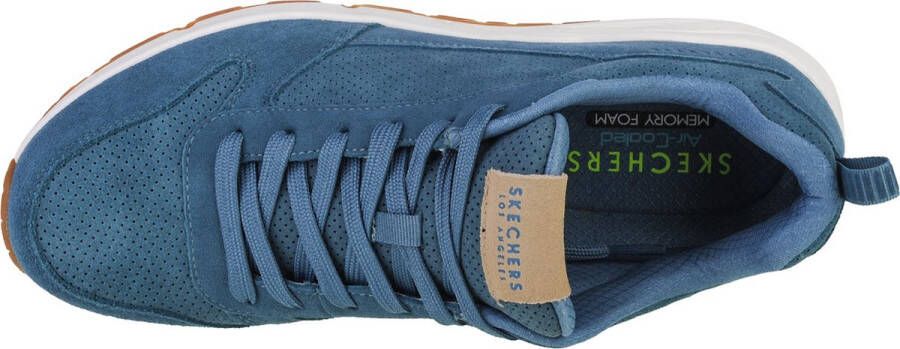 Skechers Uno 52456-BLU Mannen Blauw Sneakers