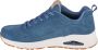 Skechers Uno 52456-BLU Mannen Blauw Sneakers - Thumbnail 4