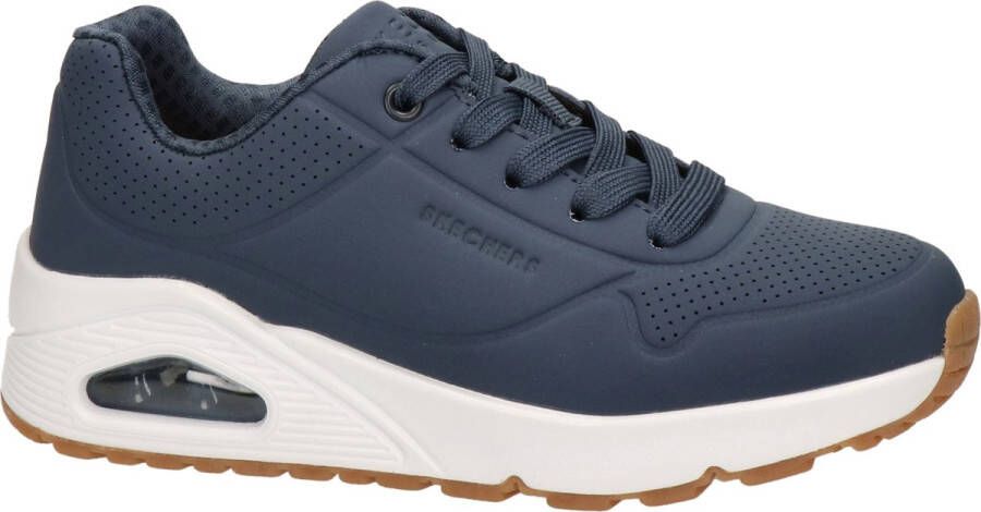 Skechers Uno Air Blitz sneakers blauw Synthetisch