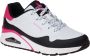Skechers Uno Stand on Air wit zwart sneakers dames (155593 WNPK) - Thumbnail 8