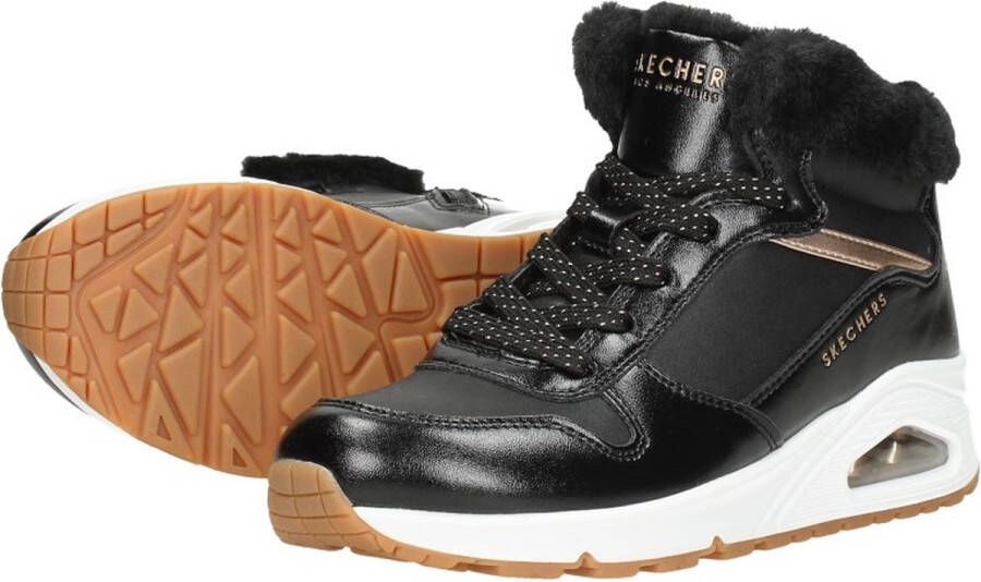 Skechers Kids Hoge veterschoenen UNO COZY ON AIR met air cooled memory foam - Foto 9