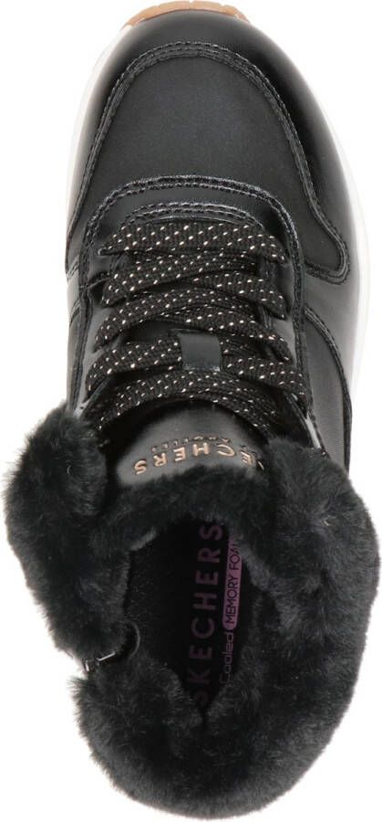 Skechers Uno Cozy On Air Meisjes Sneakers Black Rose Gold