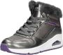 Skechers Uno Cozy On Air Meisjes Sneakers Gunmetal - Thumbnail 4