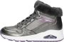 Skechers Uno Cozy On Air Meisjes Sneakers Gunmetal - Thumbnail 5