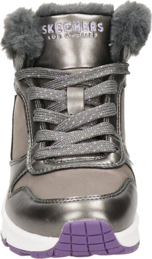 Skechers Uno Cozy On Air Meisjes Sneakers Gunmetal