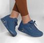 Skechers Sneakers met sleehak Uno Stand on Air Vrijetijdsschoen lage schoen veterschoen met fijne perforatie - Thumbnail 8