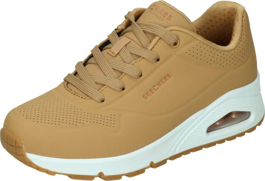 Skechers Uno Dames Sneakers Bruin