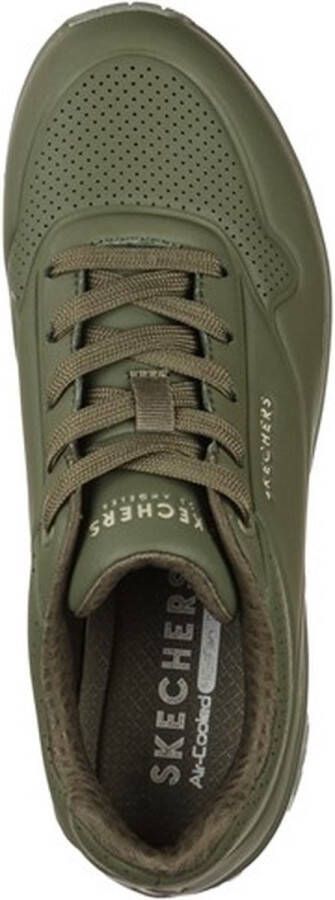 Skechers UNO Dames Sneakers Olijf Groen