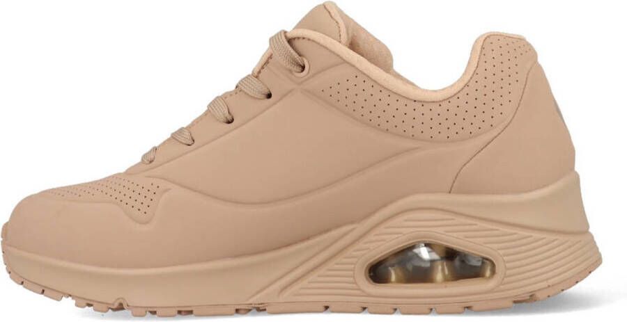 Skechers UNO Dames Sneakers Zand Beige