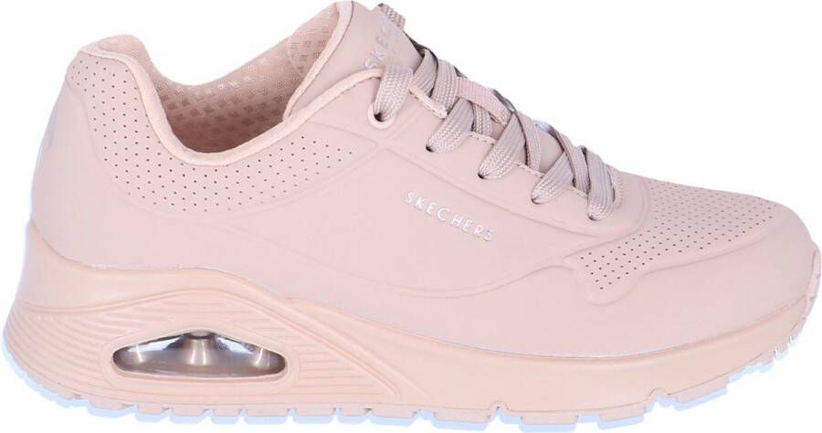 Skechers UNO Dames Sneakers Zand Beige