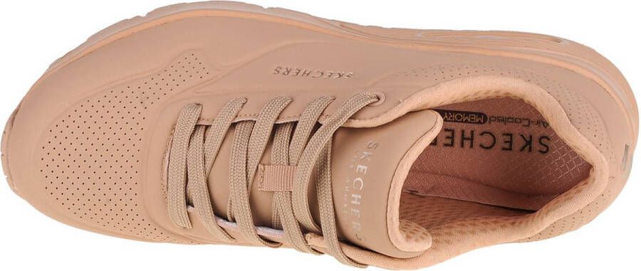 Skechers UNO Dames Sneakers Zand Beige