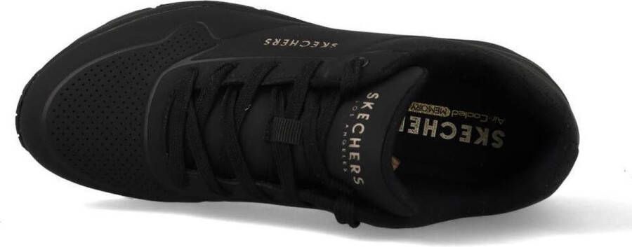 Skechers UNO Dames Sneakers Zwart