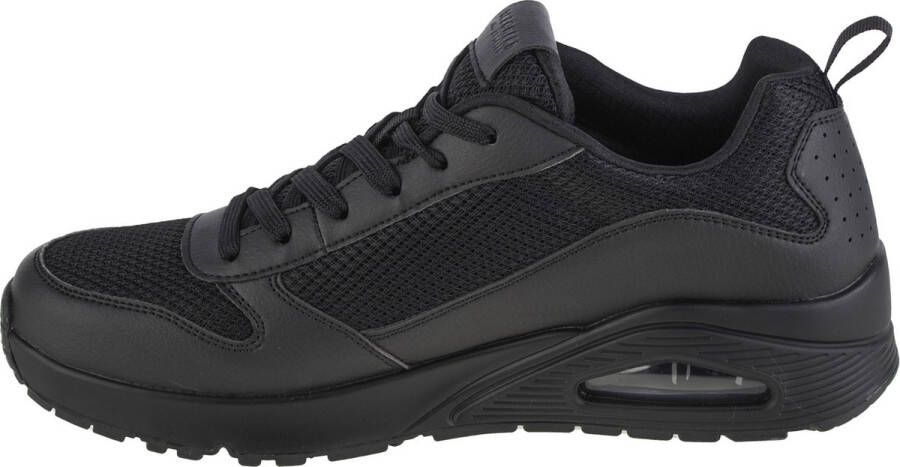 Skechers Uno Fastime 237016-BBK Mannen Zwart Sneakers