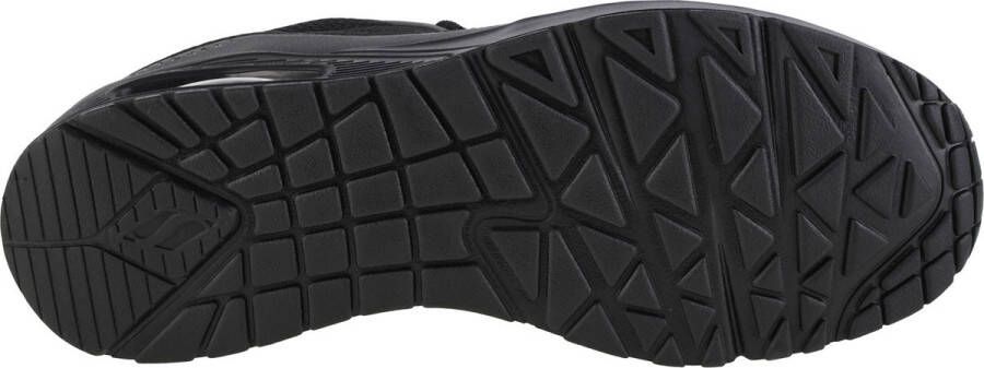 Skechers Uno Fastime 237016-BBK Mannen Zwart Sneakers