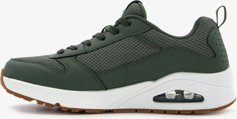 Skechers Uno Fastime sneakers groen Imitatieleer