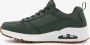 Skechers Uno Fastime sneakers groen Imitatieleer - Thumbnail 3