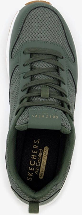 Skechers Uno Fastime sneakers groen Imitatieleer