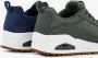 Skechers Uno Fastime sneakers groen Imitatieleer - Thumbnail 6