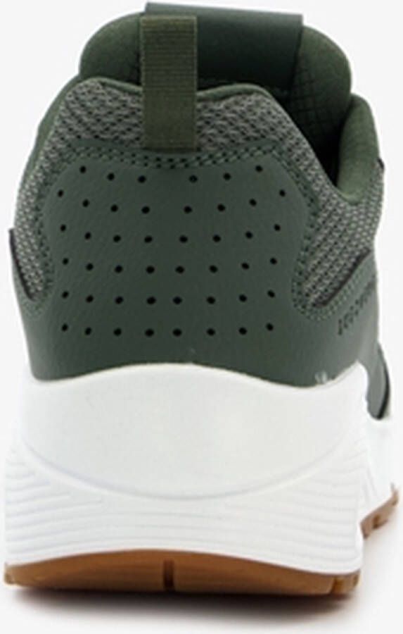 Skechers Uno Fastime sneakers groen Imitatieleer