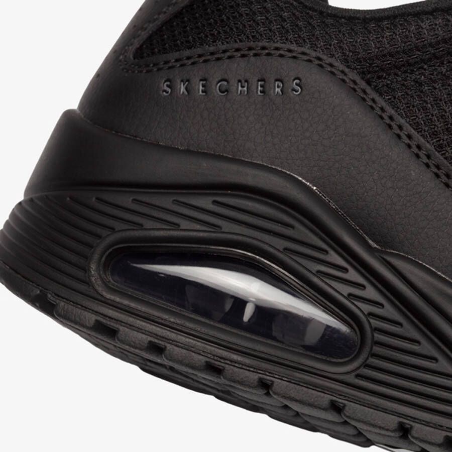 Skechers Uno Fastime Heren Sneakers Schoenen Zwart 237016-BBK - Foto 11