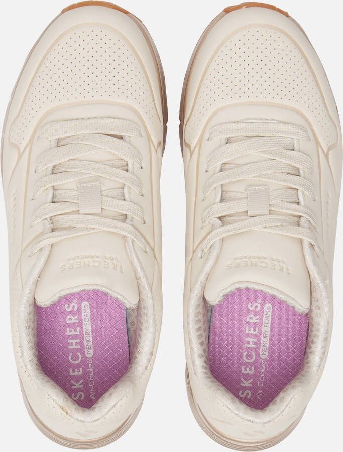 Skechers Uno Gen1-Cool Heels Meisjes Sneakers Beige