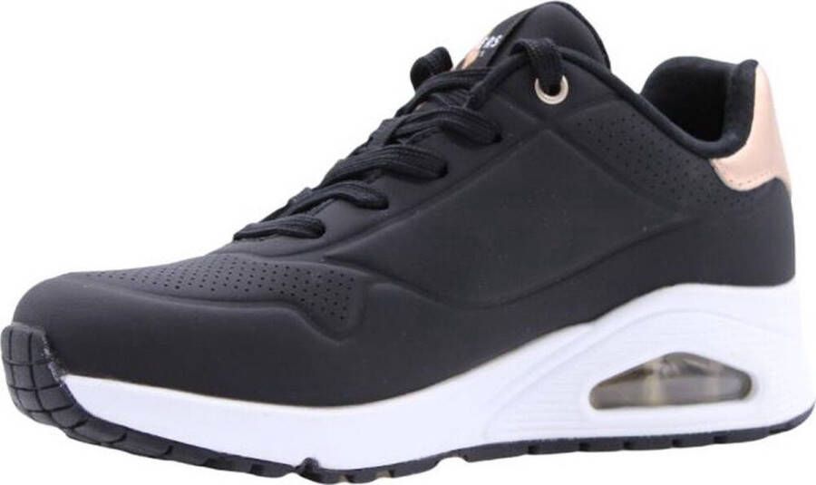 Skechers Uno Golden Air Dames Sneakers Zwart