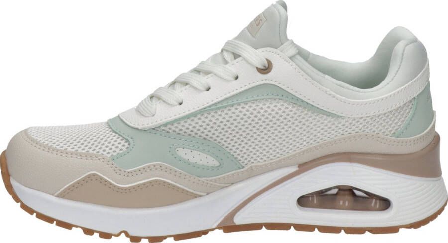 Skechers Uno Heel Hints Sneakers Laag Wit