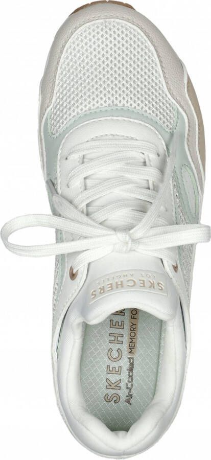 Skechers Uno Heel Hints Sneakers Laag Wit