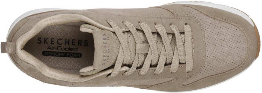Skechers Uno Heren Sneakers Bruin