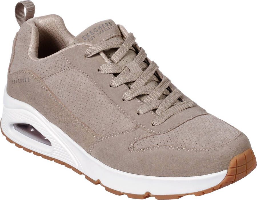 Skechers Uno Heren Sneakers Bruin