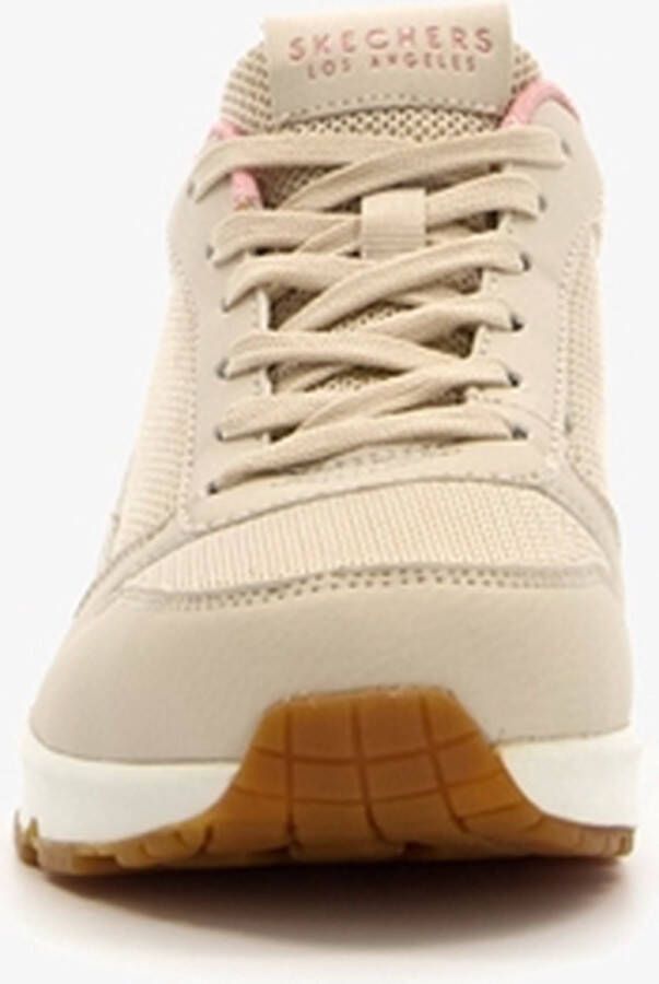 Skechers Uno Inside Matters dames sneakers Beige Extra comfort Memory Foam