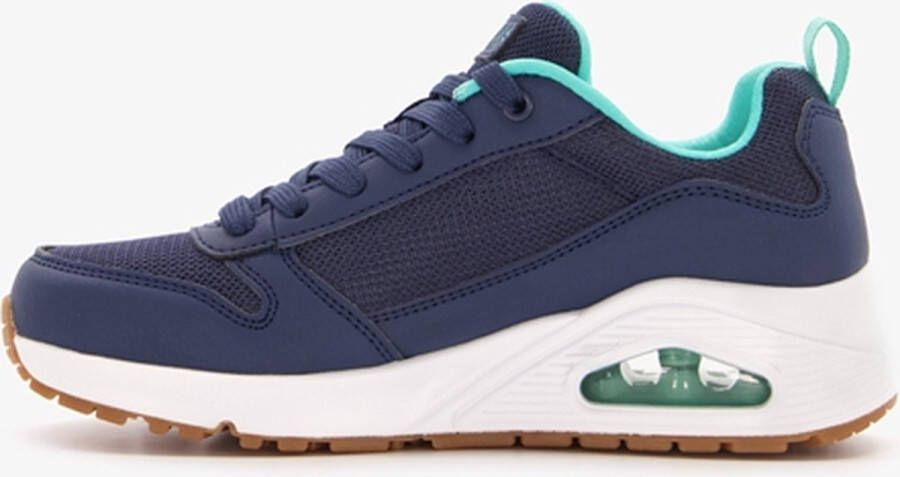 Skechers Uno Inside Matters dames sneakers blauw Extra comfort Memory Foam