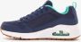 Skechers Uno Inside Matters dames sneakers blauw Extra comfort Memory Foam - Thumbnail 3
