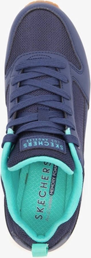 Skechers Uno Inside Matters dames sneakers blauw Extra comfort Memory Foam