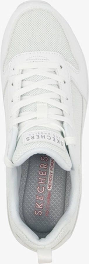 Skechers Uno Inside matters dames sneakers wit Extra comfort Memory Foam