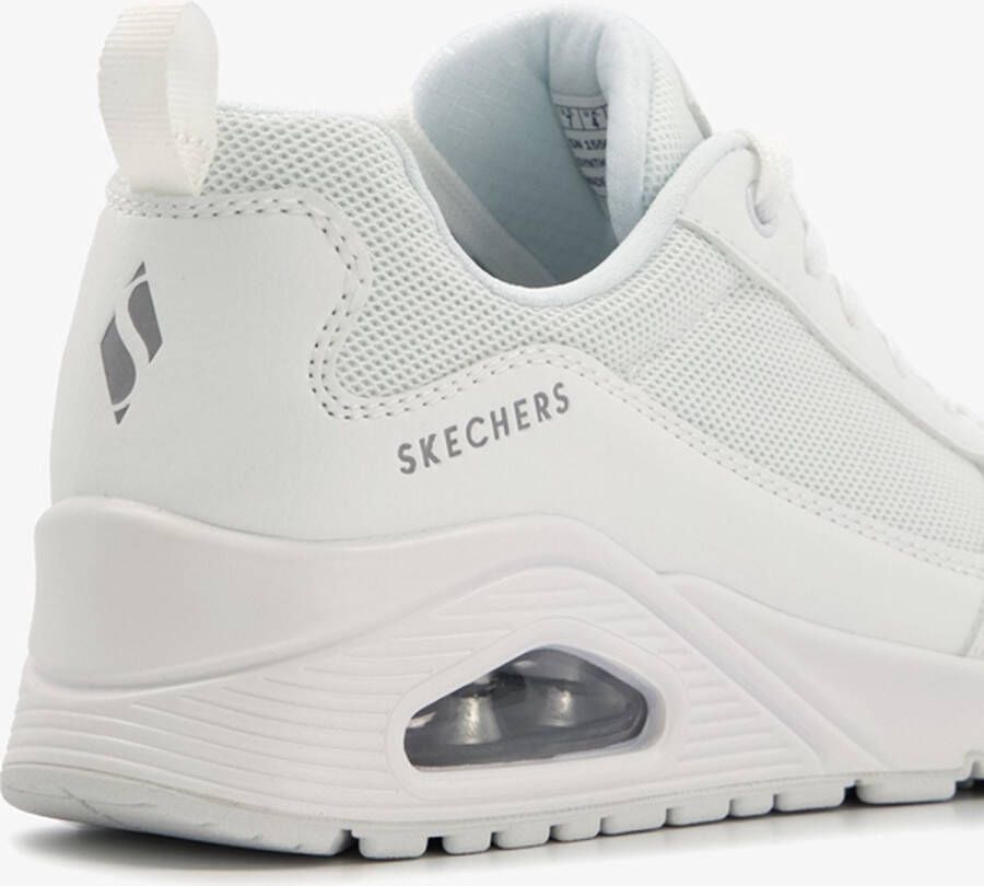 Skechers Uno Inside matters dames sneakers wit Extra comfort Memory Foam