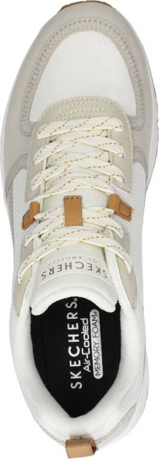 Skechers Uno Layover Sneakers wit Textiel Heren