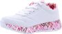 Skechers Uno Lite 314976L WRPK voor Wit Sneakers Sportschoenen - Thumbnail 6