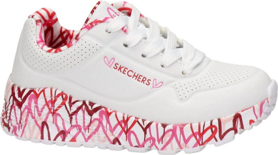 Skechers Uno Lite 314976L WRPK voor Wit Sneakers Sportschoenen - Foto 8