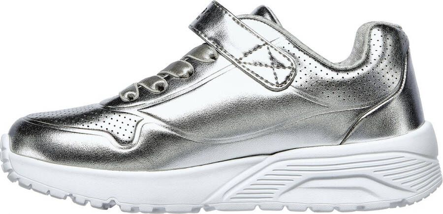 Skechers Uno Lite Chrome Steps Meisjes Sneakers Silver