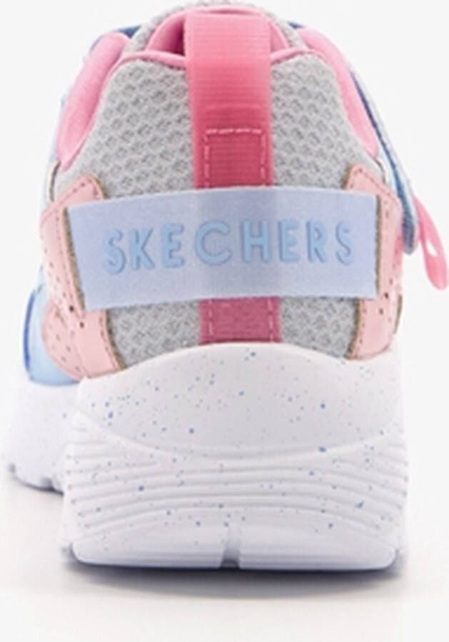 Skechers Uno Lite Gen Chill meisjes sneakers blauw Uitneembare zool