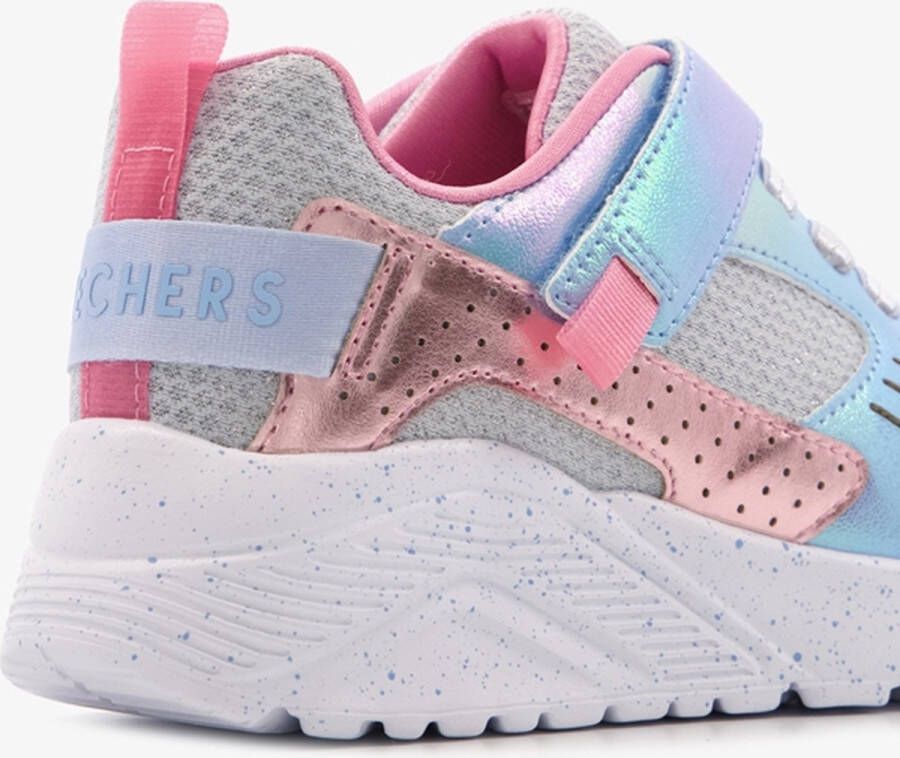 Skechers Uno Lite Gen Chill meisjes sneakers blauw Uitneembare zool