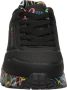 Skechers Uno Lite Lovey Luv Meisjes Sneakers Zwart Multicolour - Thumbnail 13