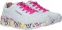 Skechers Uno Light sneakers wit multi Imitatieleer Hartjes 32 - Thumbnail 14