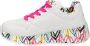 Skechers Uno Light sneakers wit multi Imitatieleer Hartjes 32 - Thumbnail 11