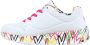 Skechers Uno Light sneakers wit multi Imitatieleer Hartjes 32 - Thumbnail 14