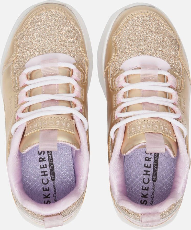 Skechers Uno Lite Metallic Pops Gold Multi sneaker Goud Extra comfort Memory Foam - Foto 15