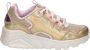 Skechers Uno Lite Metallic Pops Meisjes Sneakers Gold - Thumbnail 2